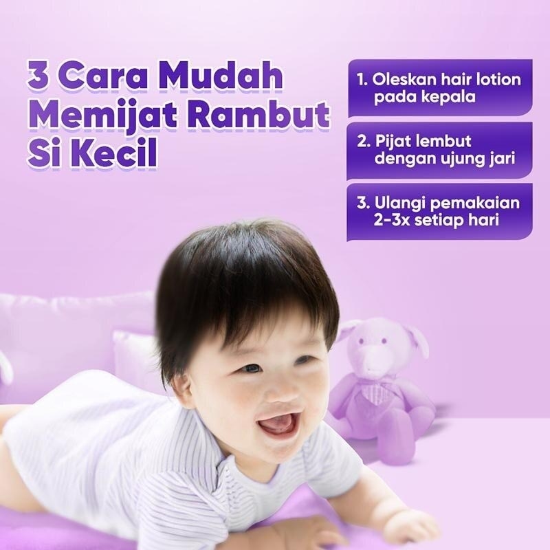 Twin Pack Baby Hair Lotion Candle Nut & Celery 100ml