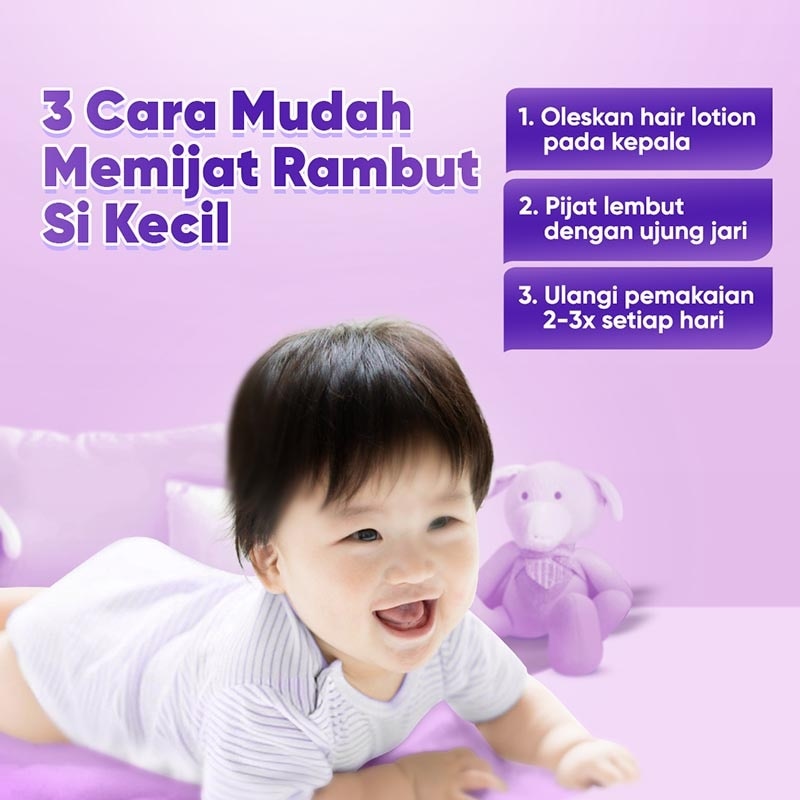 Twin Pack Baby Hair Lotion Candle Nut & Celery 100ml