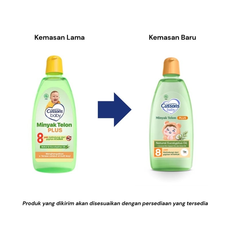 Twin Pack Baby Minyak Telon Oil Plus 90ml