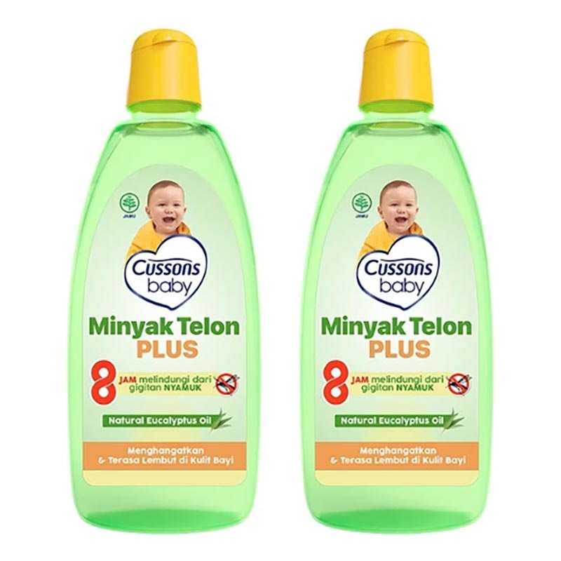 Twin Pack Baby Minyak Telon Oil Plus 90ml