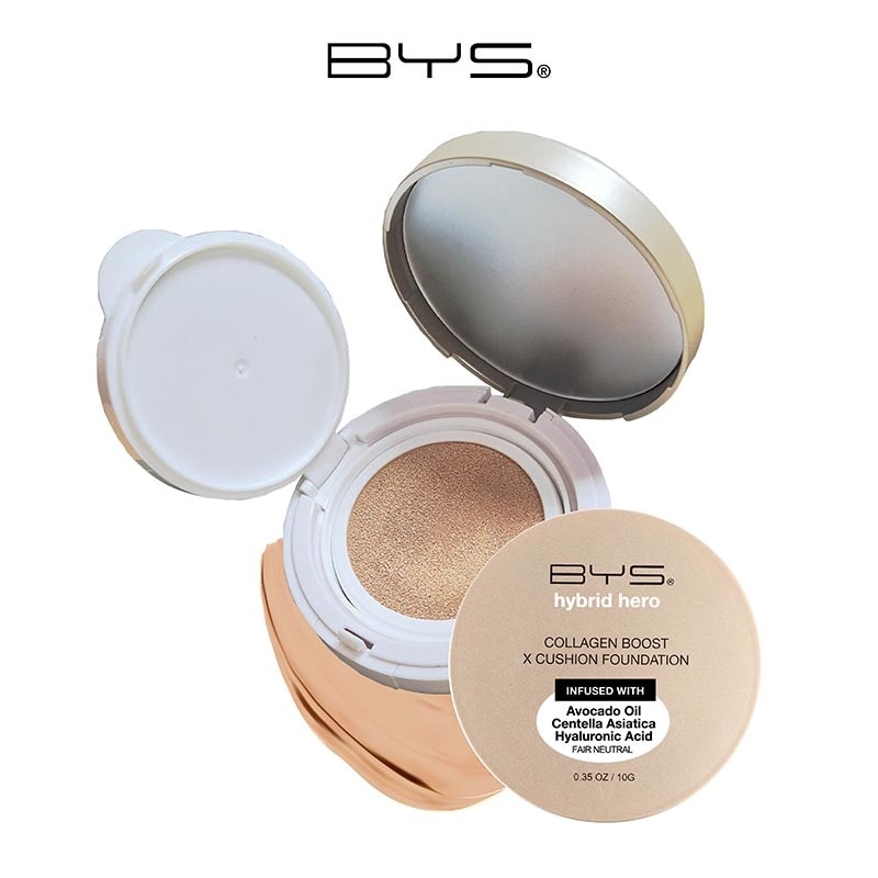 Hybrid Hero Collagen Boost x Cushion Foundation - Lightweight Hydrating SPF 30 Fair Neutral 10g