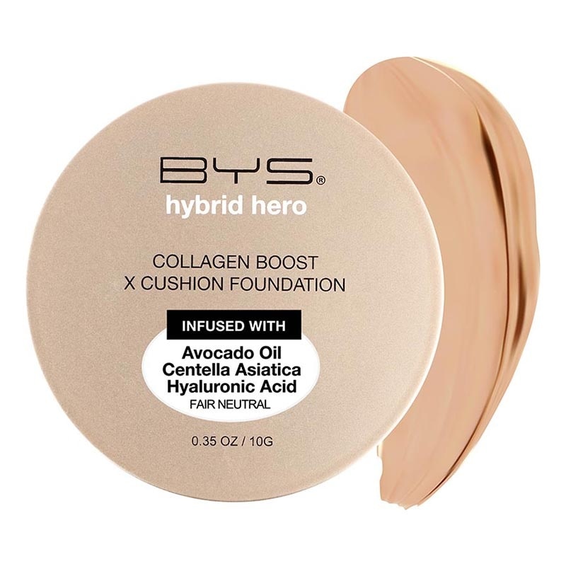 Hybrid Hero Collagen Boost x Cushion Foundation - Lightweight Hydrating SPF 30 Fair Neutral 10g
