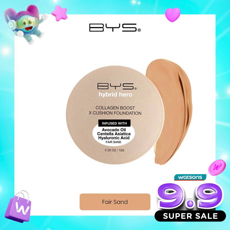 Hybrid Hero Collagen Boost x Cushion Foundation - Lightweight Hydrating SPF 30 Fair Sand 10g image