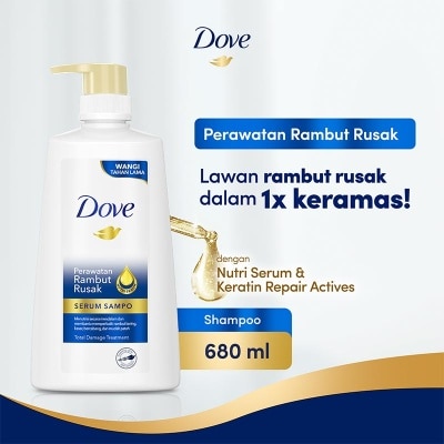 DOVE Shampoo Total Damage Treatment 680ml