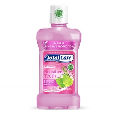 TOTAL CARE Mouthwash Sensitive Teeth with Daun Sirih and Tea Tree Oil 250ml
