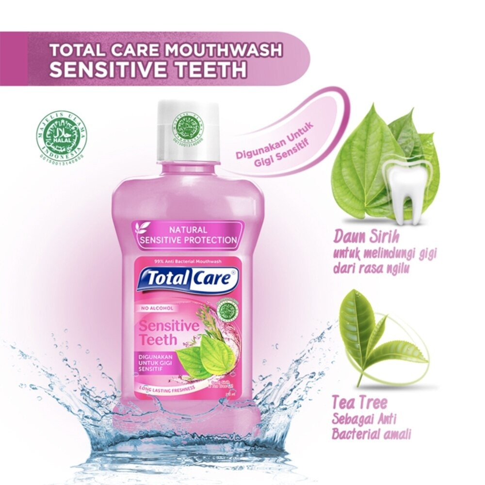 Mouthwash Sensitive Teeth with Daun Sirih and Tea Tree Oil 250ml