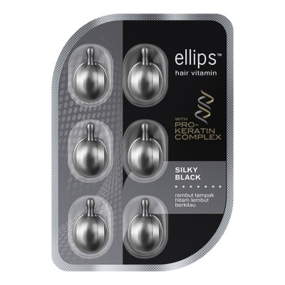 ELLIPS Hair Vitamin Silky Black Blister 6S