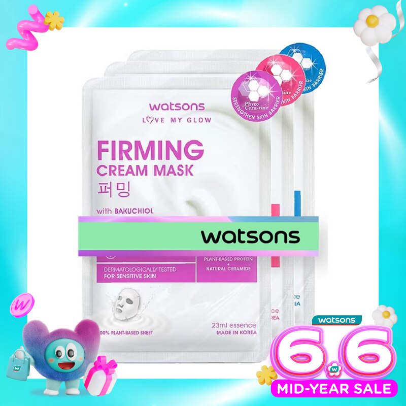 Watsons Cream Mask Assorted 3'S