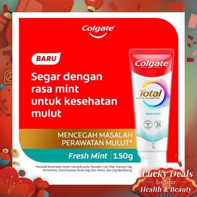 COLGATE Colgate Total Fresh Mint Toothpaste 150g - Pasta Gigi