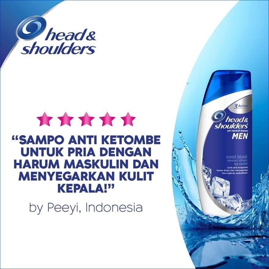 Head & Shoulders Shampoo Cool Blast 165ml