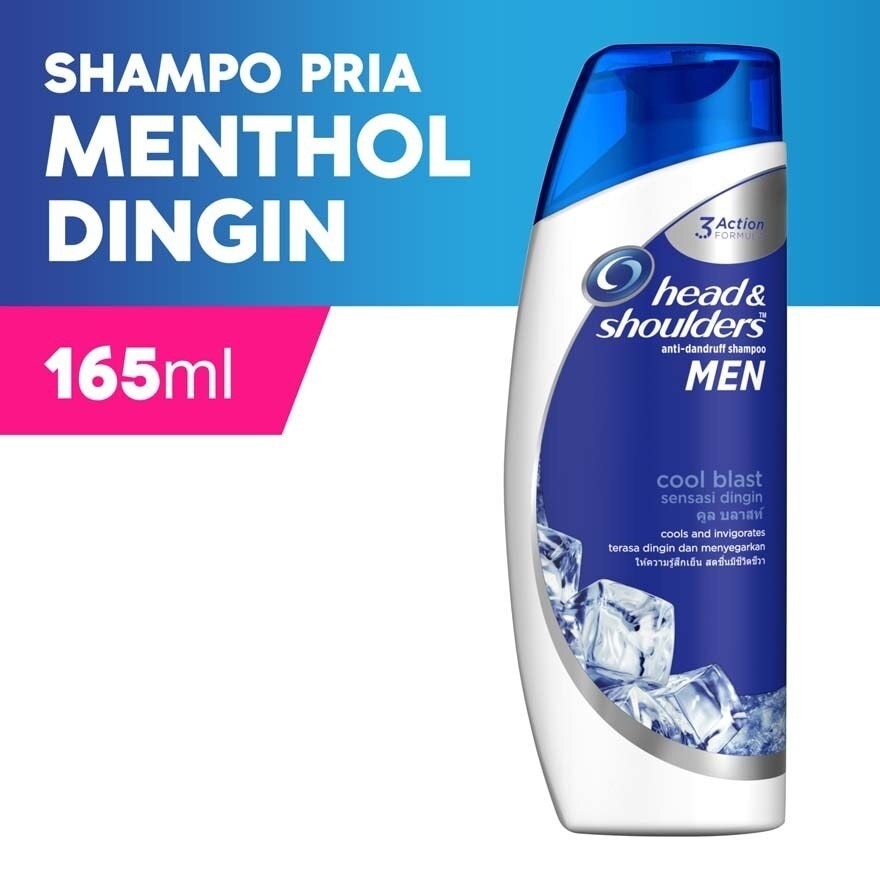 Promo Harga Head & Shoulders Men Shampoo Cool Blast 165 ml - Watsons