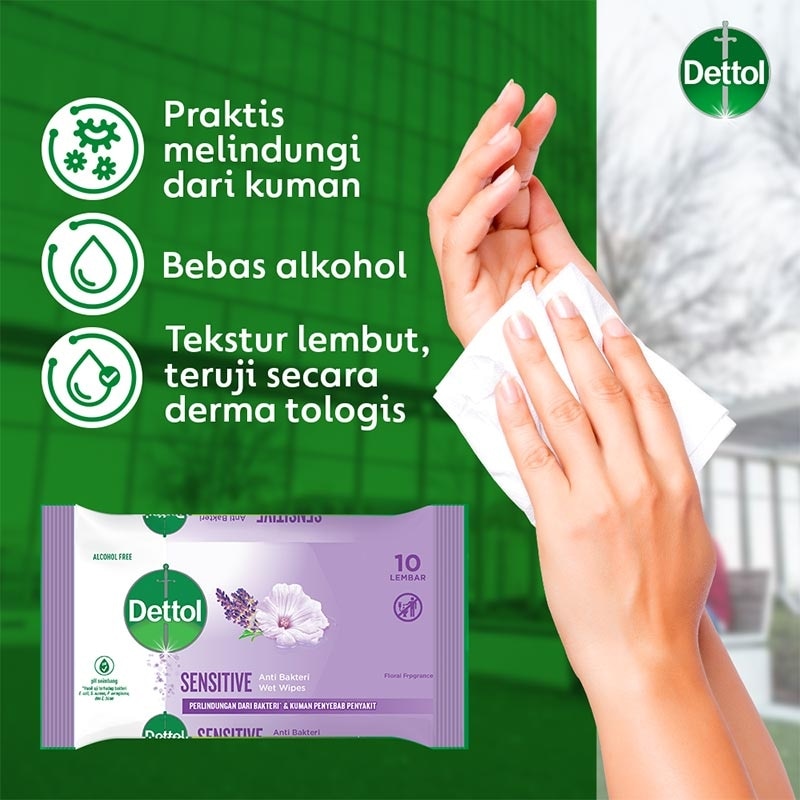 Dettol Sensitive Wet Wipes 50''S