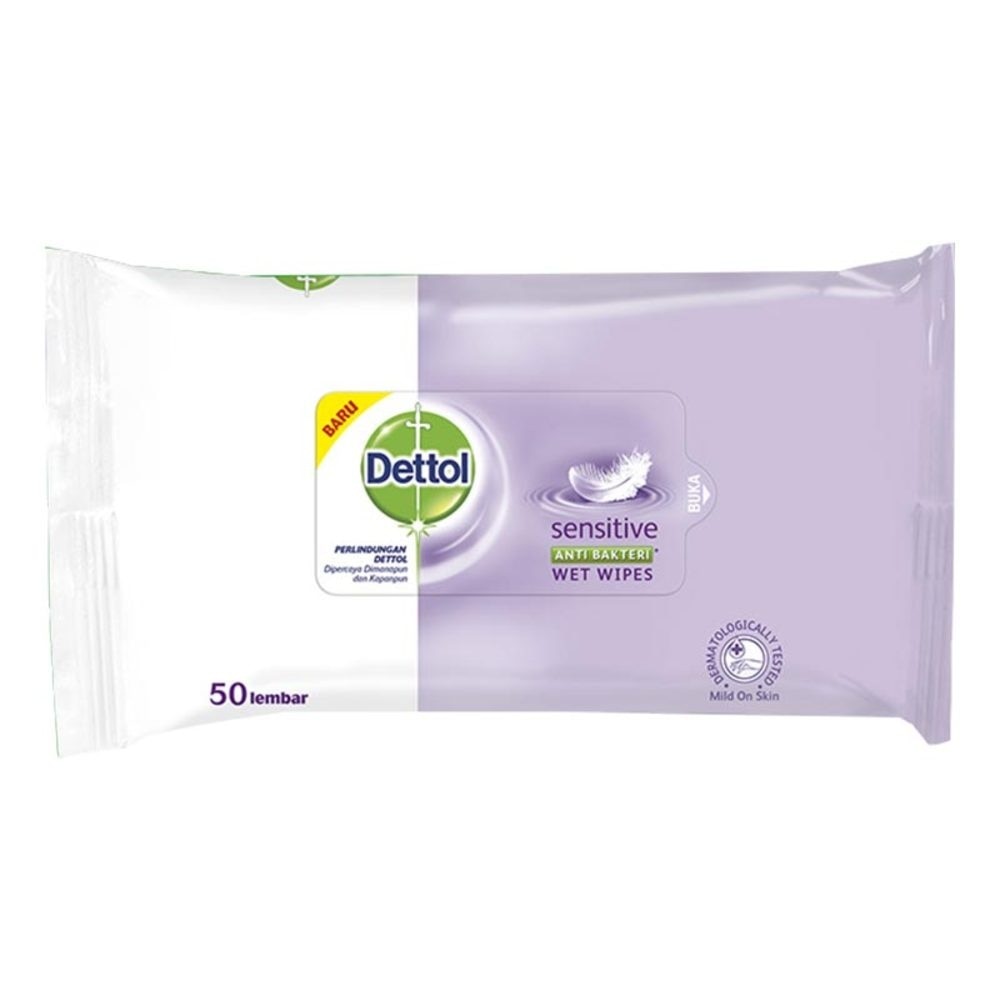 Dettol Sensitive Wet Wipes 50'S