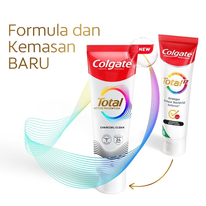 Toothpaste Total Charcoal 150g-New