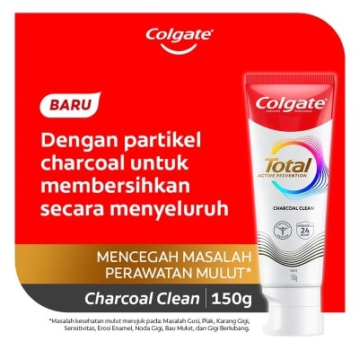 COLGATE Colgate Total Charcoal Toothpaste 150gr - Pasta Gigi