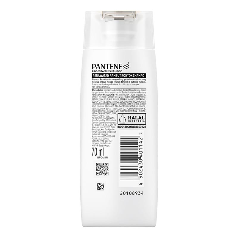 PRO-V Shampoo Hair Fall Control 70ml - Perawatan Rambut Rontok