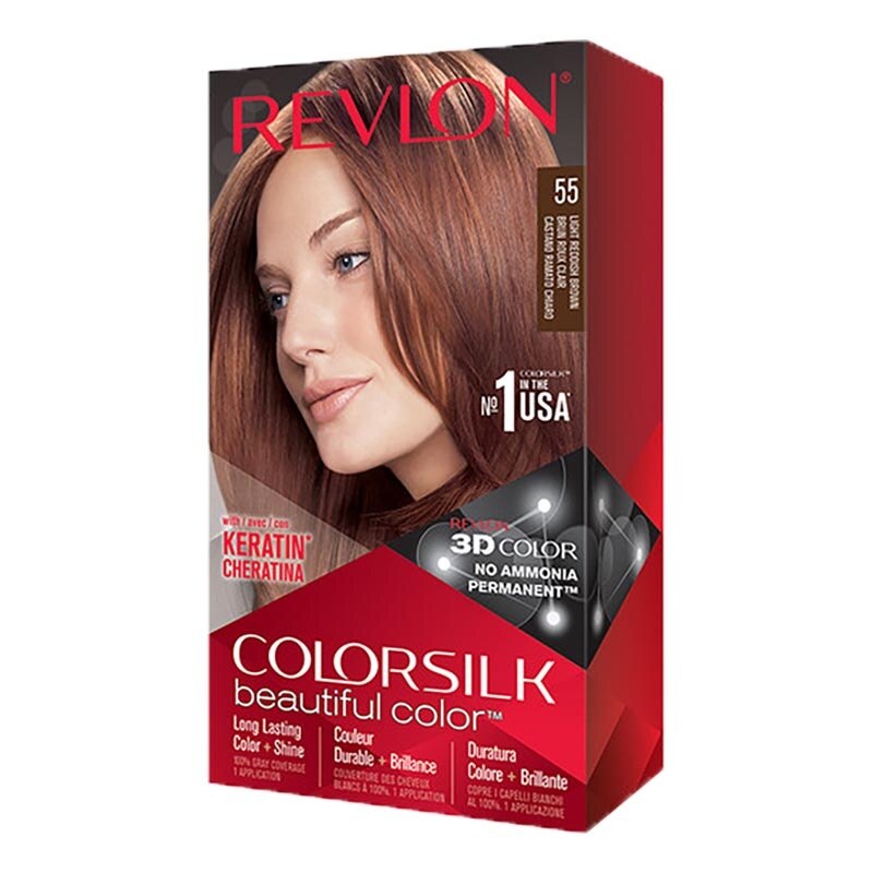 Colorsilk Beautiful Color (Hair Color) Light Reddish Brown 55