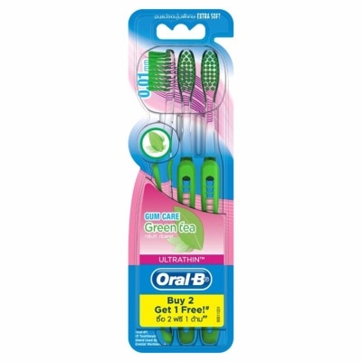 ORAL B Toothbrush Gumcare Greentea 3S