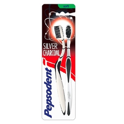 Pepsodent Silver Charcoal Sikat Gigi 2Pc