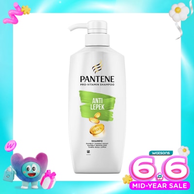 PANTENE - PRO-V Shampoo Anti Lepek Pro-V Perawatan Rambut 480ml