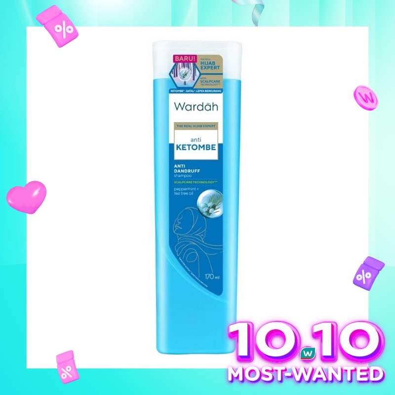 Promo Harga Wardah Shampoo Anti Dandruff 170 ml - Watsons