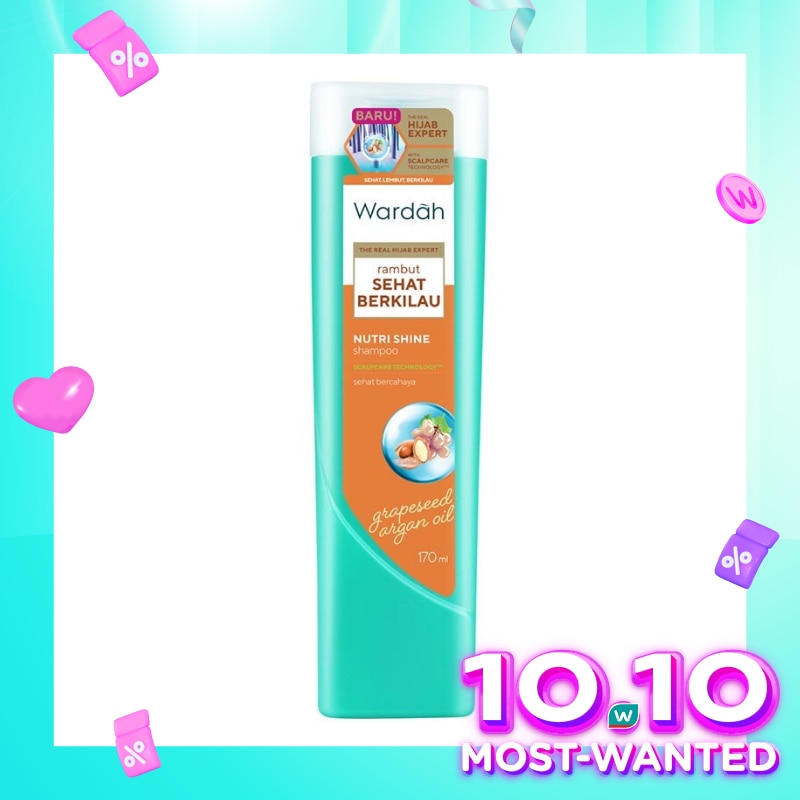 Promo Harga Wardah Shampoo Nutri Shine 170 ml - Watsons