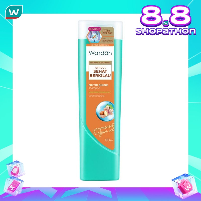 Promo Harga Wardah Shampoo Nutri Shine 170 ml - Watsons
