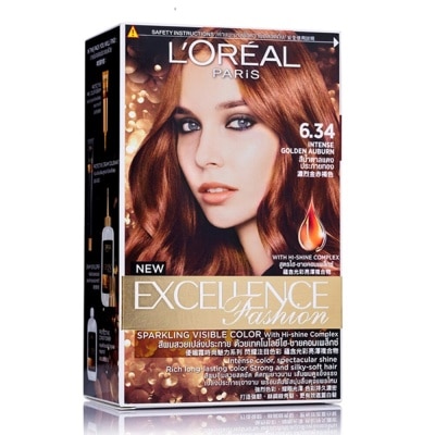 L'OREAL Excellence Fashion 6.34 Intense Golden Auburn