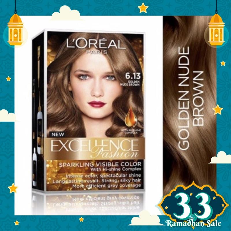 L'OREAL Excellence Fashion 6.13 Golden Nude Brown