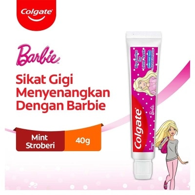 COLGATE Colgate Kids Barbie Bubble Fruit Toothpaste 40g - Pasta Gigi Anak