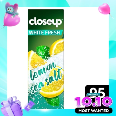 CLOSE UP Close Up White Fresh Lemon Sea Salt 95g image