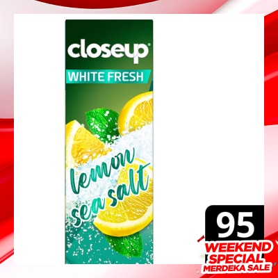 Close Up Close Up White Fresh Lemon Sea Salt 95g