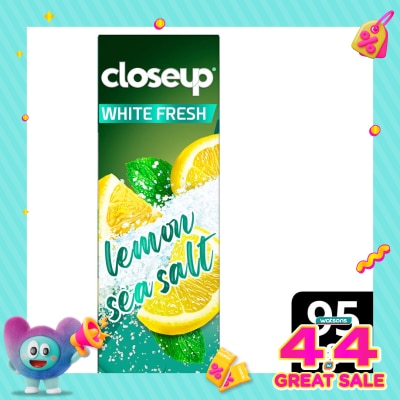 CLOSE UP Close Up White Fresh Lemon Sea Salt 95g