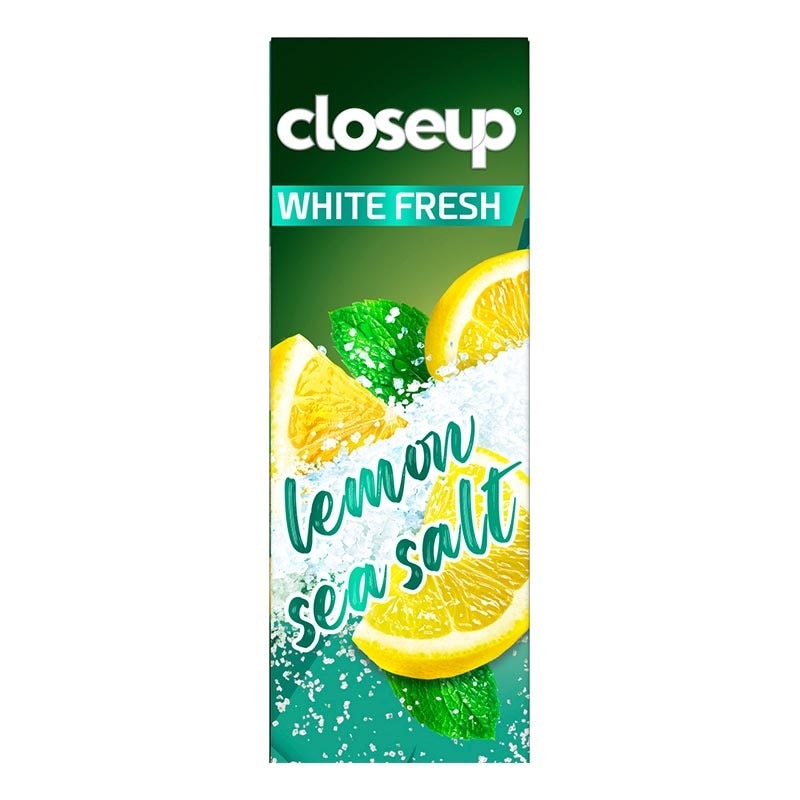 Close Up White Fresh Lemon Sea Salt 95g