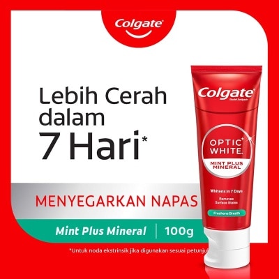 COLGATE - Toothpaste Optic White Sparkling White 100g