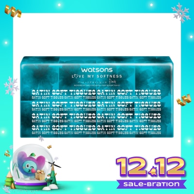 WATSONS X-flower Softpack Tissue 250s Satin Soft Tisu Wajah