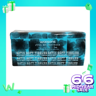 WATSONS X-flower Softpack Tissue 250s Satin Soft Tisu Wajah