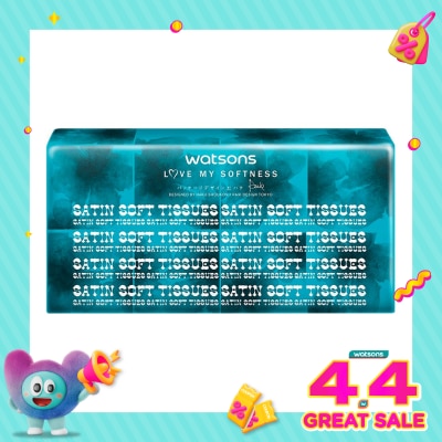 WATSONS - X-flower Softpack Tissue 250s Satin Soft Tisu Wajah