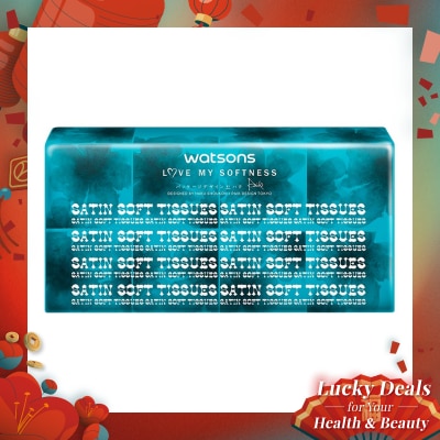 WATSONS X-flower Softpack Tissue 250s Satin Soft Tisu Wajah