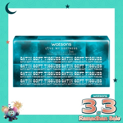 WATSONS X-flower Softpack Tissue 250s Satin Soft Tisu Wajah