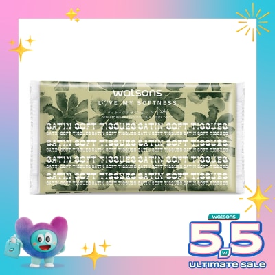 WATSONS - Watsons X-flower Travel Pack Tissue 60s Satin Soft Tisu Wajah