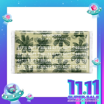 WATSONS Watsons X-flower Travel Pack Tissue 60s Satin Soft Tisu Wajah