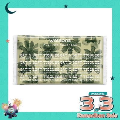 WATSONS Watsons X-flower Travel Pack Tissue 60s Satin Soft Tisu Wajah