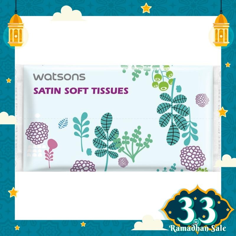 Watsons X-flower Travel Pack Tissue 60s Satin Soft Tisu Wajah