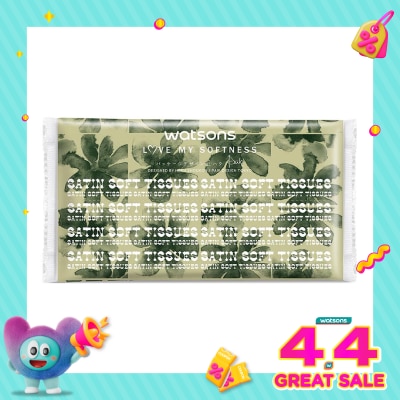 WATSONS - Watsons X-flower Travel Pack Tissue 60s Satin Soft Tisu Wajah