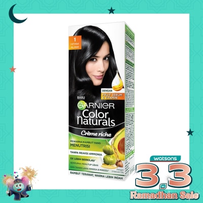 GARNIER Color Naturals Crème 1 Natural Black