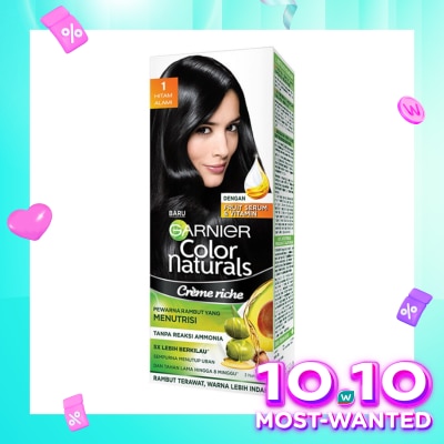 GARNIER Color Naturals Crème 1 Natural Black