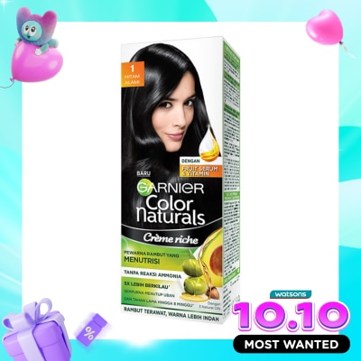GARNIER Color Naturals Crème 1 Natural Black image