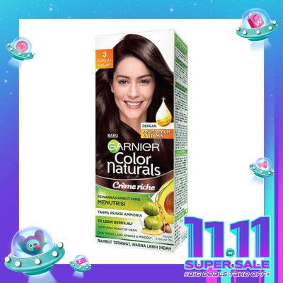 GARNIER Color Naturals Crème 3 Dark Brown