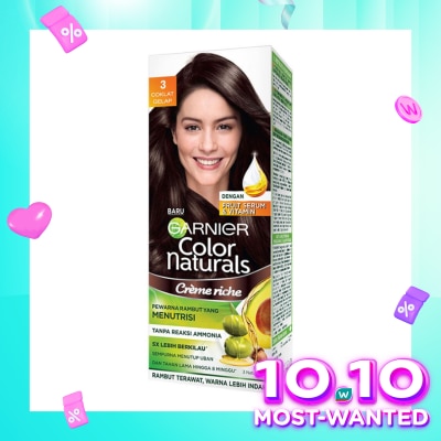 GARNIER Color Naturals Crème 3 Dark Brown